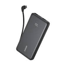 Anker ANKER ZOLO POWER BANK (10K, 22.5W, BUILT-IN USB-C CABLE) BLACK — Buy in Kenya | Batteriq