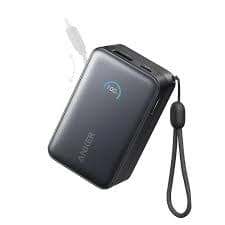 Anker ANKER NANO POWER BANK (10K, 45W, BUILT-IN RETRACTABLE USB-C CABLE) BLACK — Buy in Kenya | Batteriq