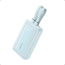 Anker ANKER POWER BANK (10K,30W, BUILT-IN USB-C+LIGHTNING CABLE) BLUE — Buy in Kenya | Batteriq