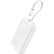 Anker ANKER POWER BANK (10K, 30W, BUILT-IN USB-C  CABLE) WHITE — Buy in Kenya | Batteriq