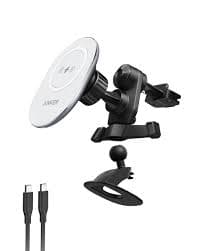 Anker ANKER POWERWAVE MAGNETIC CHARGING CAR MOUNT BLACK+WHITE — Buy in Kenya | Batteriq