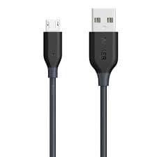 Anker ANKER POWERLINE MICRO USB (6FT) BLACK — Buy in Kenya | Batteriq