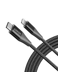 Anker ANKER 322 USB-C TO LIGHTNING CABLE (6FT BRAIDED) WHITE — Buy in Kenya | Batteriq