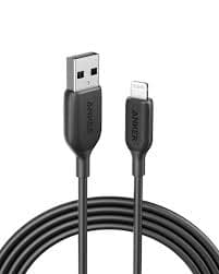Anker ANKER POWERLINE III USB-A CABLE WITH LIGHTNING CONNECTOR 6FT BLACK — Buy in Kenya | Batteriq