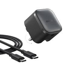Anker ANKER ANKER NANO CHARGER (45W) WITH USB-C CABLE BLACK — Buy in Kenya | Batteriq