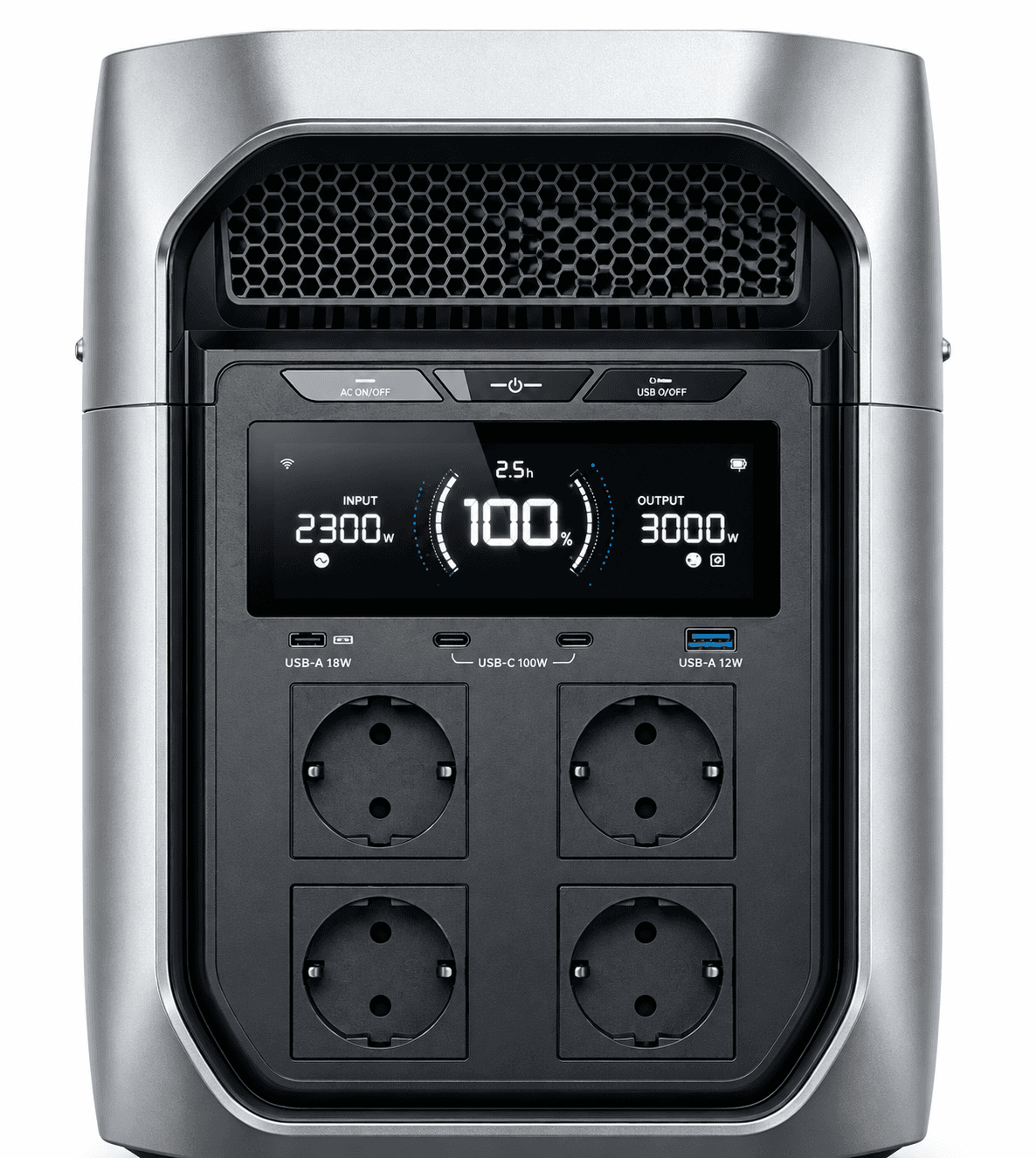 EcoFlow DELTA 3 Max portable power station — 2048Wh LFP, 2400W output